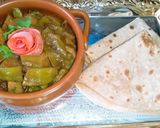 A picture of step 8 of Saim ki sabzi.