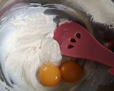A picture of step 3 of Taiwanese fluffy cake.