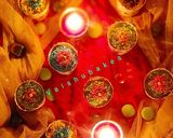 A picture of step 7 of Christmas Fruitcake Cups.