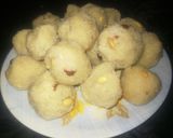 A picture of step 3 of Chawal ki Peni.