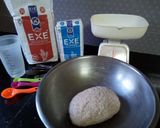 A picture of step 1 of Brown bread&Buns#themechallenge.