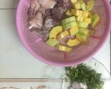 Hình bước làm 1 của món Canh móng giò đu đủ