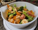 Foto langkah ke 4 dari resep Sayur Brokoli Udang.