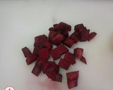 A picture of step 1 of Beetroot String Hoppers.