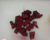 A picture of step 1 of Beetroot String Hoppers.