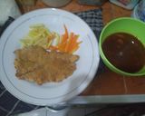 Foto langkah ke 1 dari resep Steak ayam barbeque sauce.