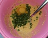 A picture of step 3 of Turmeric bajia# weekly jikoni challenge.