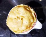 A picture of step 2 of Mawa Mug Cake.