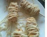 A picture of step 7 of Paneer -papdi-spindles.