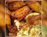 A picture of step 3 of Fried plantain and egg.