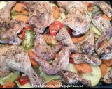 Foto del paso 4 de la receta Muslos y contramuslos asados con guarnición