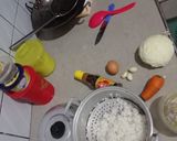 Foto langkah ke 1 dari resep Bubur Ayam Korea x Dakjuk.