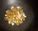 A picture of step 1 of Dates and dryfruits roll.