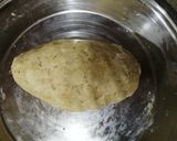 A picture of step 2 of Dal baati in appe pan.