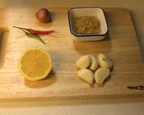 A picture of step 1 of Easy homemade Nando’s fried chicken thighs.