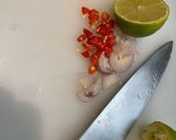 A picture of step 3 of Soft boiled egg Thai spicy salad (Yum Kai Tom).