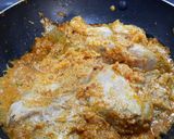 A picture of step 5 of Palak Chicken.
