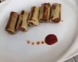 A picture of step 8 of Mini sausage rolls.