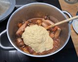Foto del paso 11 de la receta: Guiso de Salchichas al vino tinto con champiñones