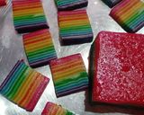 Foto langkah ke 5 dari resep Lapis pepe rainbow.