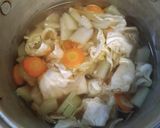 Foto langkah ke 4 dari resep Sayur Bening (labu siam,wortel dan kol).