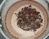 Foto langkah ke 2 dari resep Puding Brownies Cokelat Lumer Vla Matcha.