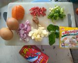 Foto langkah ke 1 dari resep Sarden ikan + telur simpel enak.