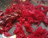 A picture of step 2 of Beetroot chutney.