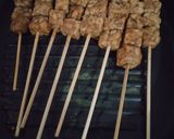 Foto langkah ke 2 dari resep Sate Tempe Bumbu Dasar Putih.