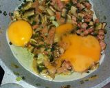Gombás, hagymás, tojás reggeli recept fázis 6 fotója