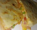 A picture of step 9 of Pizza parantha.