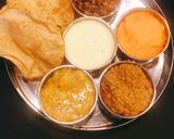 A picture of step 3 of Halwa poori thaaliPart 1.