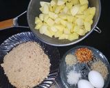 A picture of step 1 of Crispy potatoes with homemade ketchup.