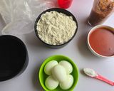 A picture of step 1 of Okpa & Egg (Bambara Nut Pudding): Nigeria's Original Street Food Wrap.