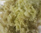 A picture of step 1 of Lauki ka halwa (bottlegourd halwa).
