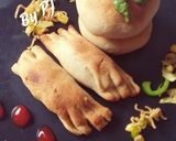 A picture of step 4 of Baked stuffed pav.