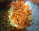 Foto langkah ke 3 dari resep Nasi Jagung Ayam Gurih Magicom.