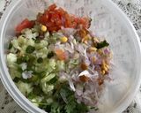 A picture of step 3 of Kacche chane ki chaat.