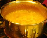 A picture of step 3 of Little millet payasam with almond milk.