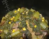 Foto langkah ke 8 dari resep Nasi kua chai vegetarian aka nasi sawi pahit vegetarian.