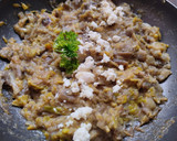 Foto del paso 8 de la receta: Puré de berenjena ahumada, plátano maduro asado y queso fresco🍆🍌🧀