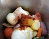Foto del paso 3 de la receta: Judías blancas estofadas y col