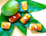 A picture of step 12 of Aam Shotto Sandesh.