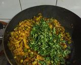 A picture of step 13 of Patta Gobi/ Cabbage Matar.