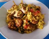 Foto del paso 5 de la receta Arroz amarillo con costilla y verduras
