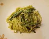 Foto del passaggio 2 della ricetta Linguine di Grano Duro Fagiolini Pesto di Basilico e Limone