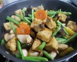 Hình bước làm 2 của món Đậu hũ kho chay