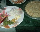A picture of step 1 of Poha chat.