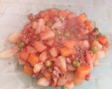 Foto del paso 4 de la receta: Tostadas de verduras con carne molida!¡!