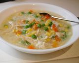 Foto langkah ke 3 dari resep Egg Drop Soup aka Soup jagung.